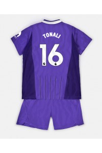 Tottenham Hotspur Sandro Tonali #16 Jalkapallovaatteet Lasten Kolmas peliasu 2026-27 Lyhythihainen (+ Lyhyet housut)